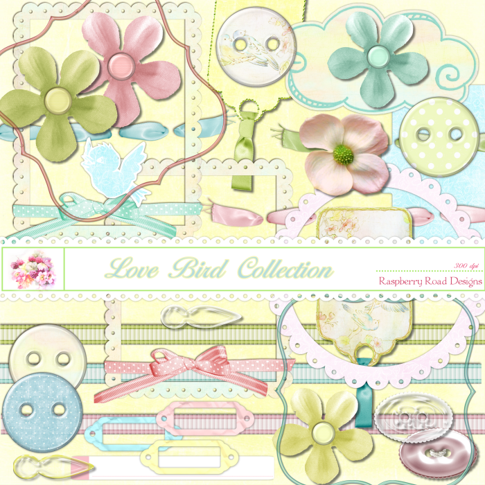 Love Birds Elements